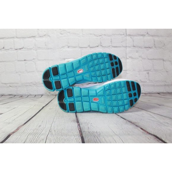 Nike White Leather Mesh Low Top Lace-up Sneakers Shoes Size 6 - Picture 9 of 9